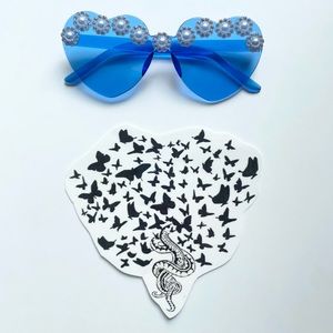 Taylor Swift You Need To Calm Down Glasses and Tattoo, Eras Tour Costume